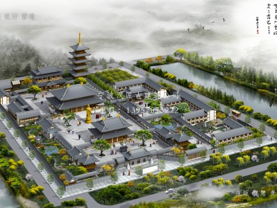 新昌寺庙建筑总体规划方案